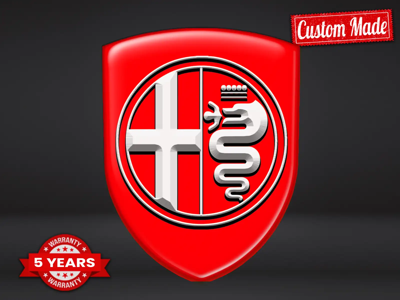 Alfa Romeo Logosticker Tuning Stabil Anpassbar Business